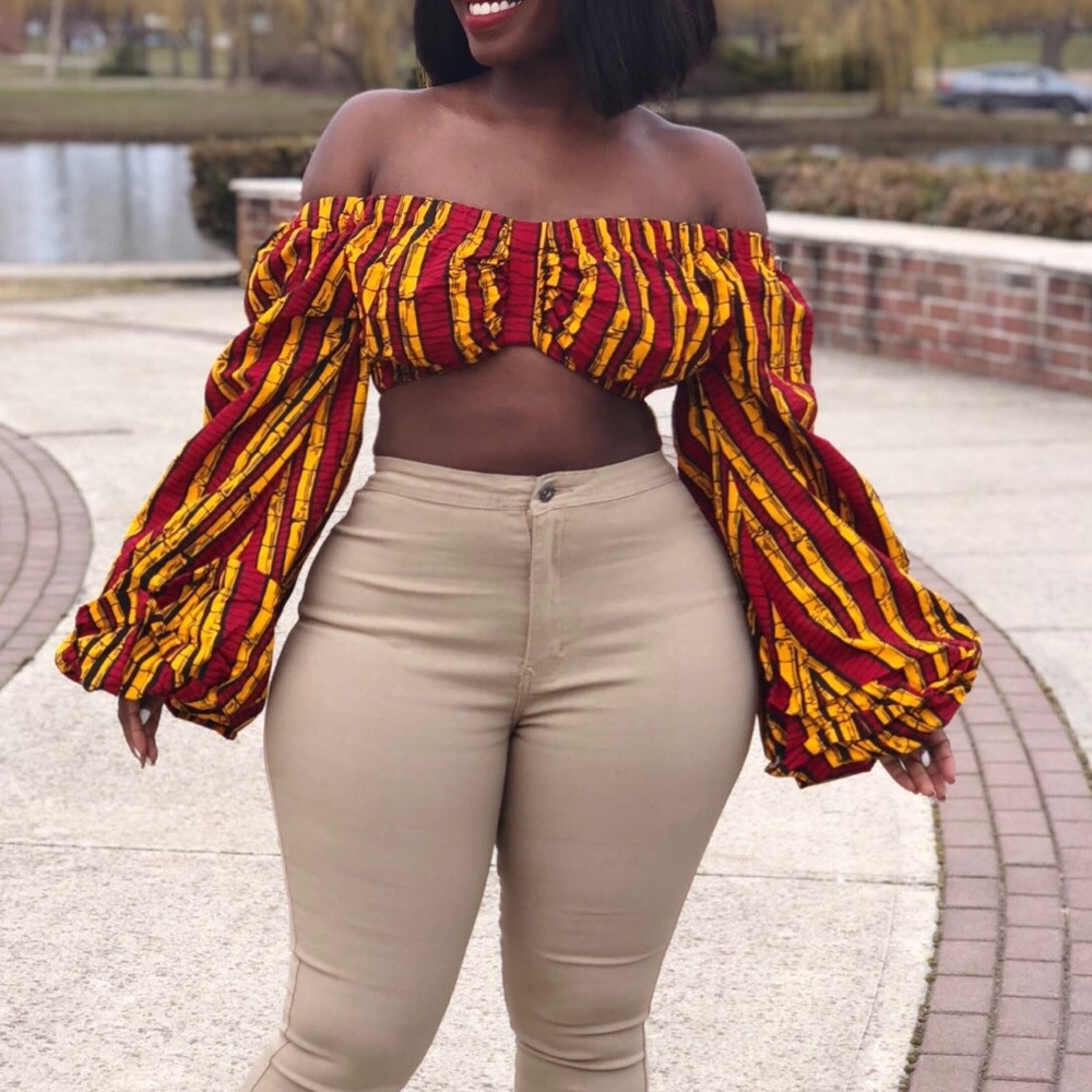 Ofuure Ankara Top